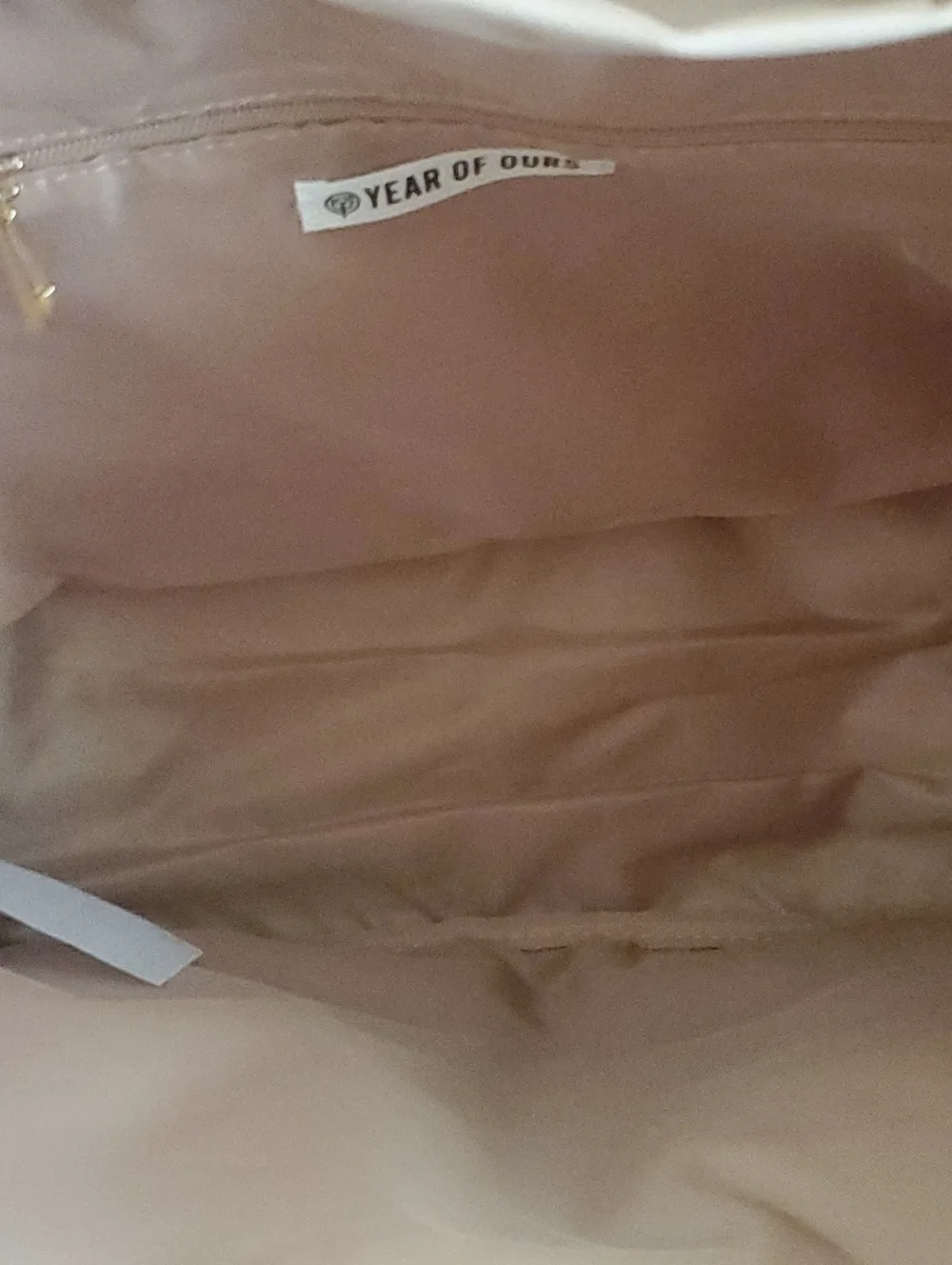 YEAR OF OURS NWT BACKPACK CREAM.  TRAVEL